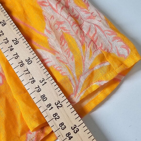 Seafolly Palm Paradise Tier Dress Women's S in Kaftan Rockmelon Summer Beachwear - Picture 9 of 11